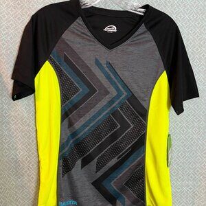 Women's Performance Bandita V neck Knit short sleeve top Size M, NWT